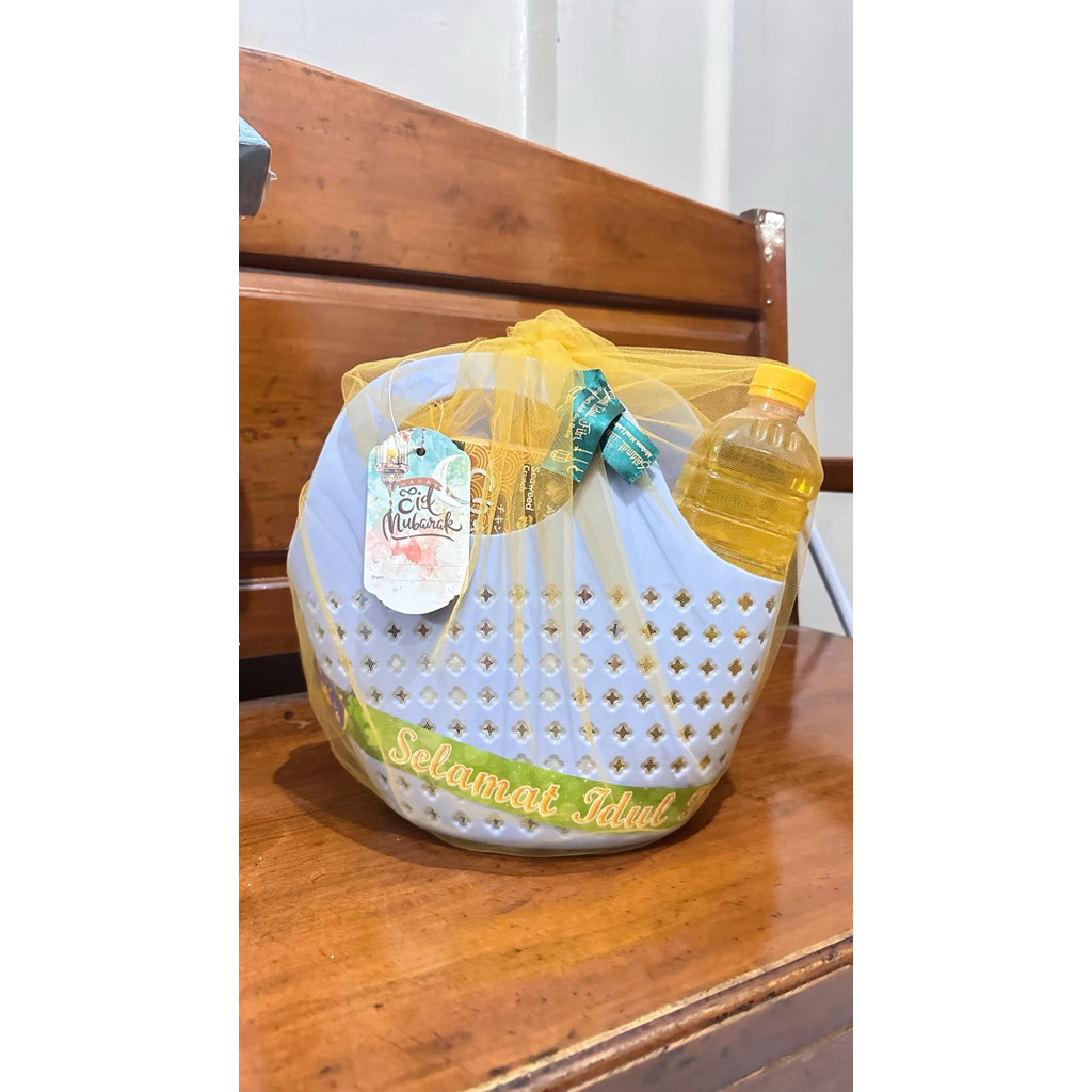 Parcel lebaran dalam tas / keranjang