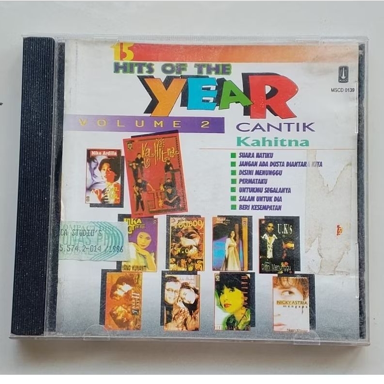 Cover CD Original Hits Of The Year 2