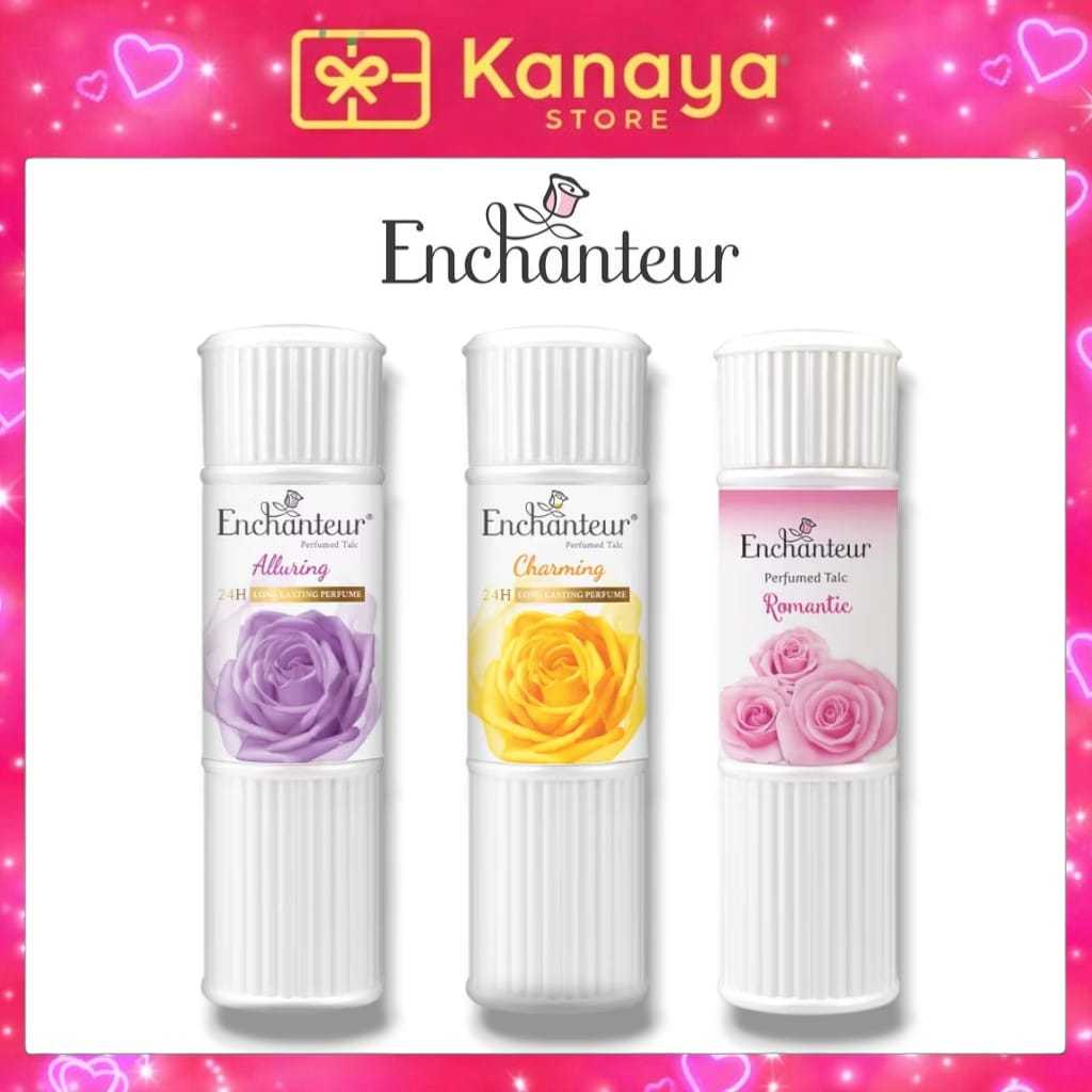 Perfumed Talc | Enchanteur Parfum 100gr Alluring, Charming, Romantic