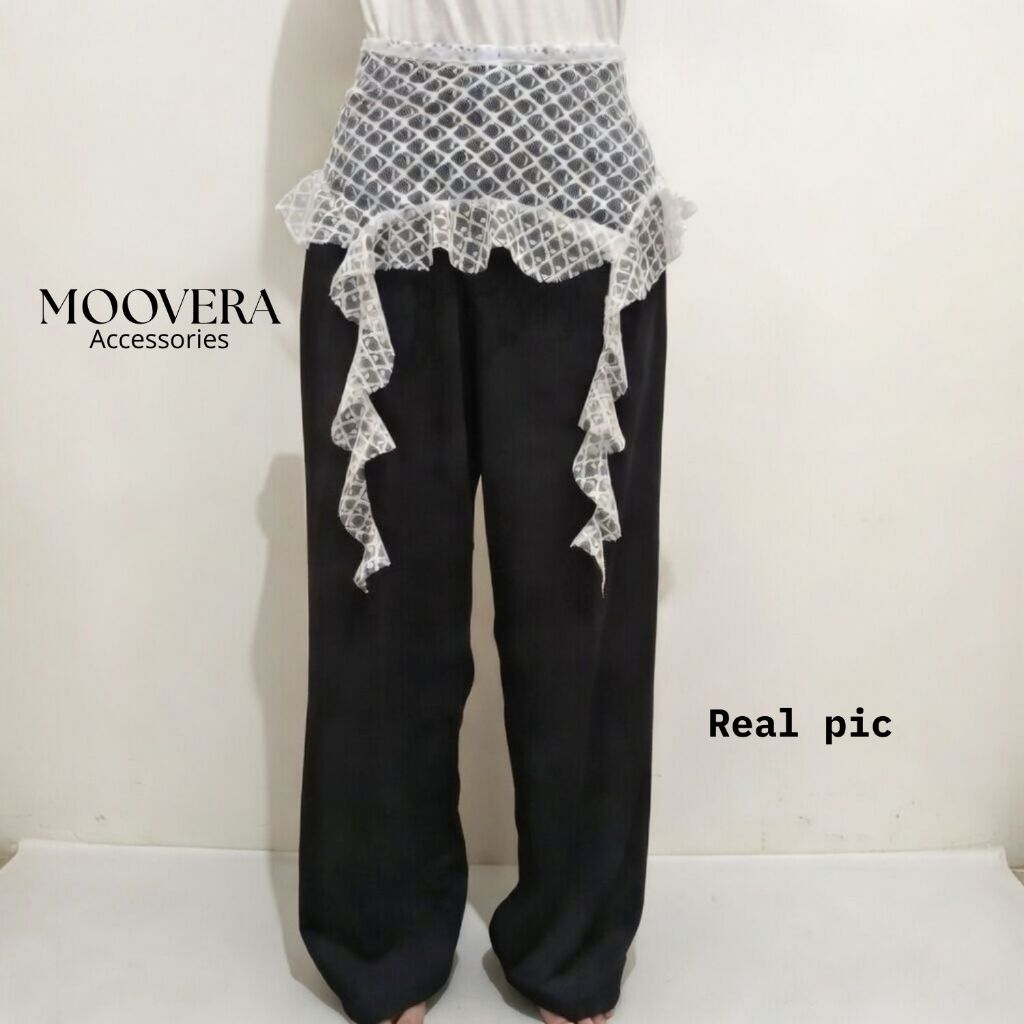 skirt over pants rok celana dance kpop korean style accessories idol outfit properti foto