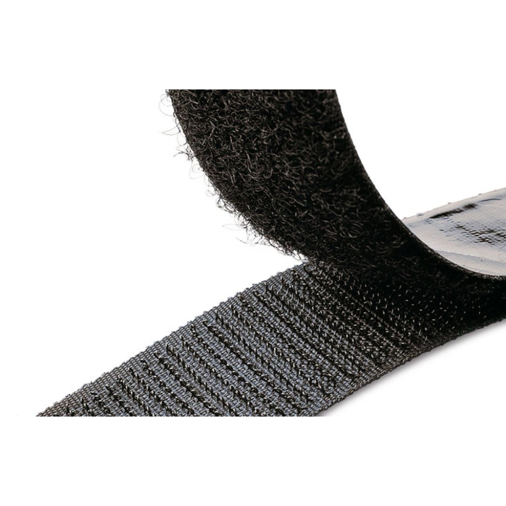 Perekat Velcro / Velcro Strap / Magic Tape Hitam Putih isi 20 Meter - Roll