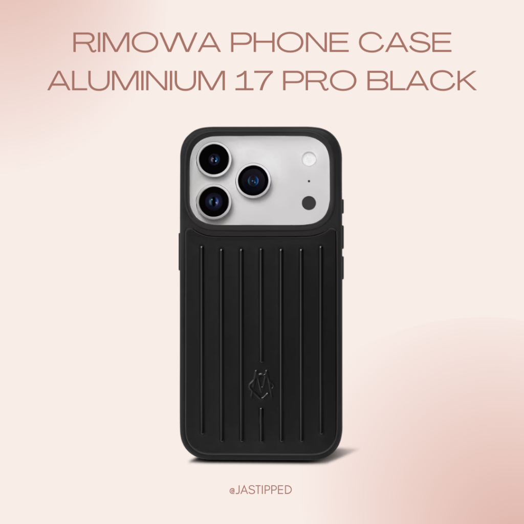[READY STOCK] Rimowa Aluminum Case Black for iPhone 17 Pro