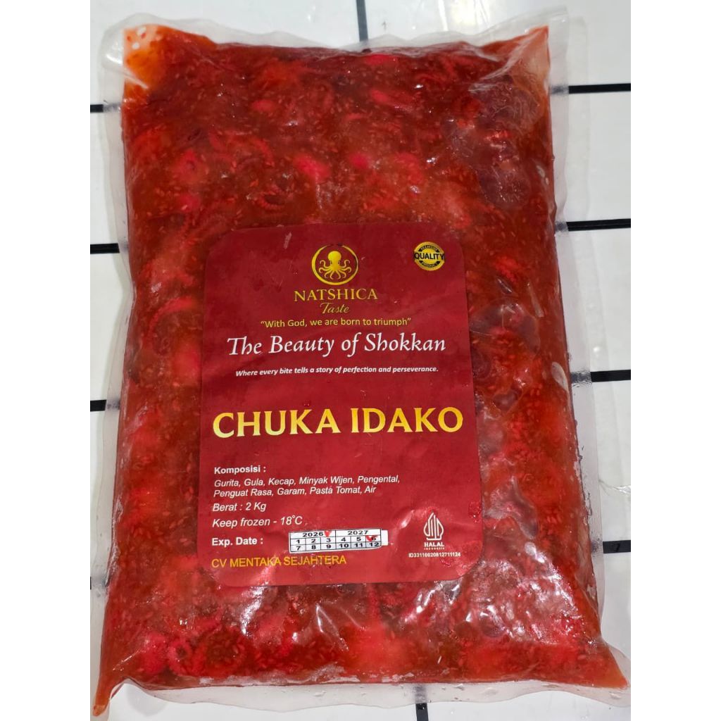 Natshica Chuka Idako 2kg Baby Octopus Halal