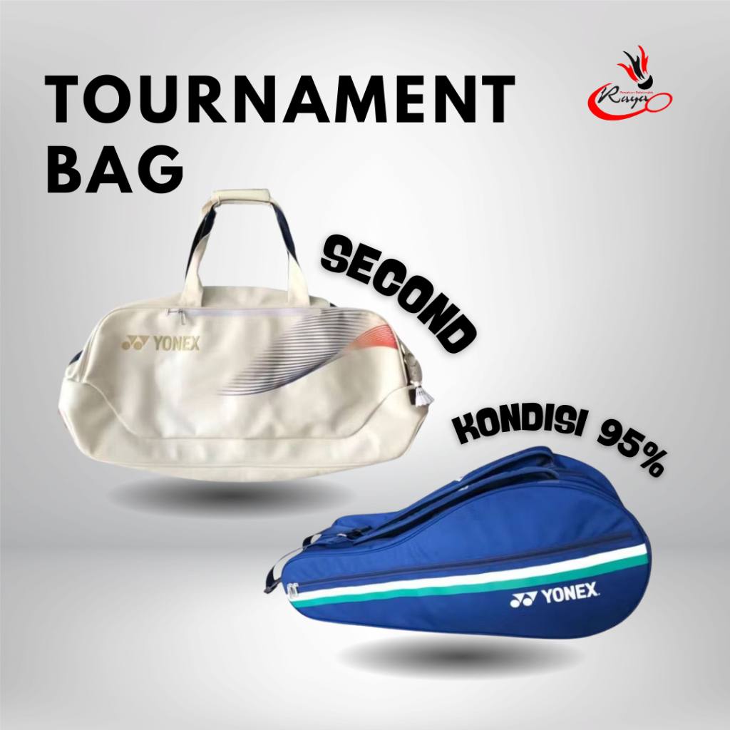 Tas Tournament Yonex Original - Second minus pemakaian kondisi 95%