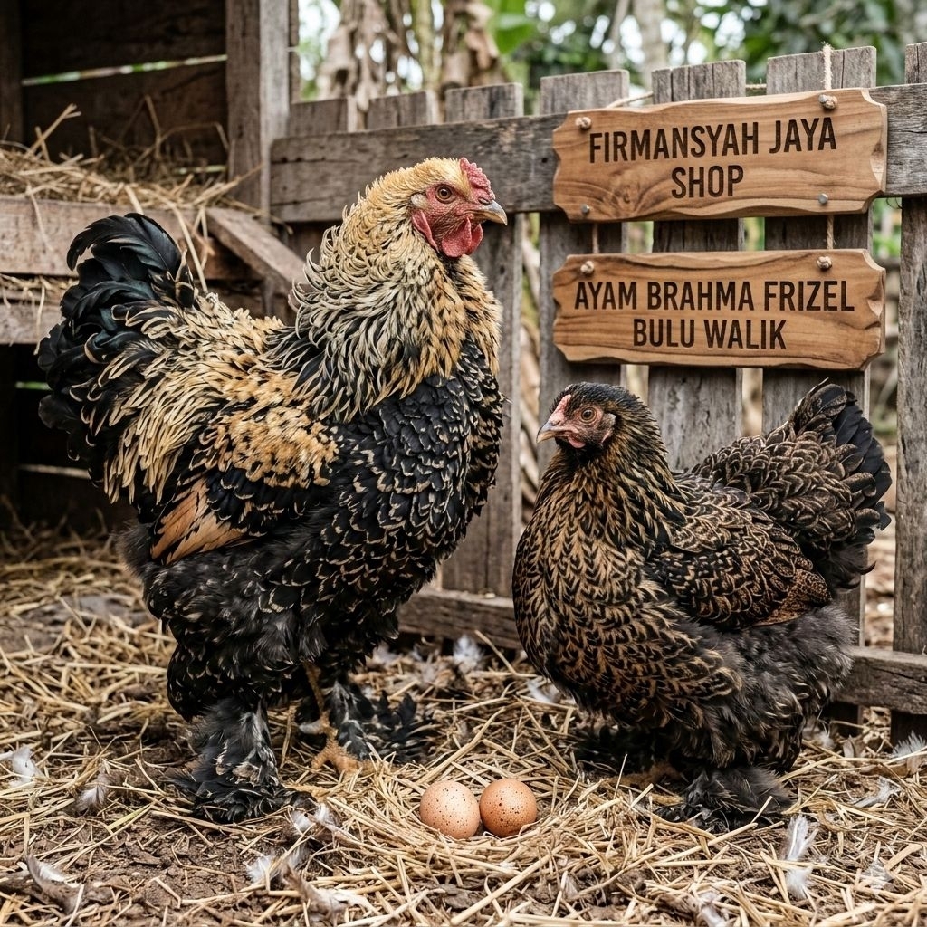 TELUR TETAS AYAM BRAHMA FRIZEL BULU WALIK Firmansyah jaya shop