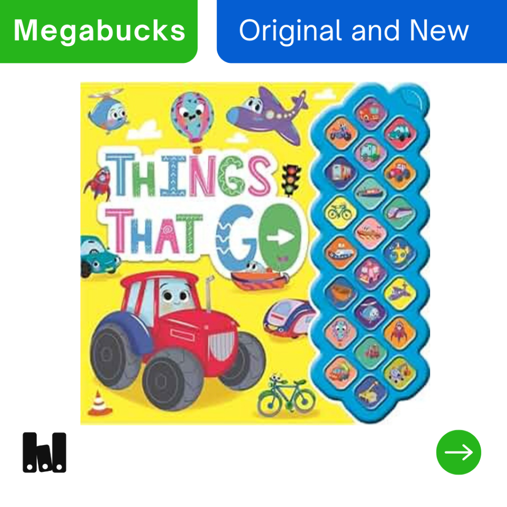 (Igloo Books) 22 Shiny Sounds : Things that Go Board Book Original Hardcover English