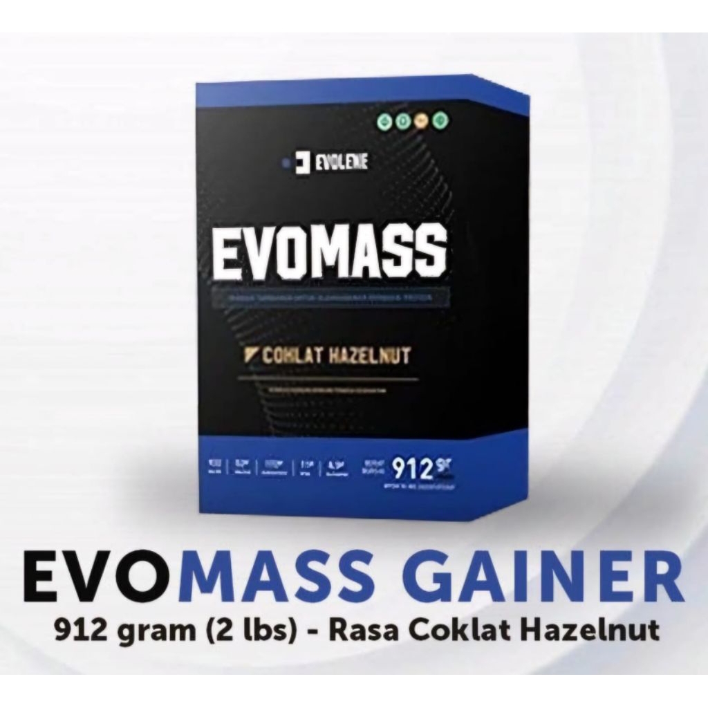 Evolene Evomass Cokelat Hazelnut 912gr