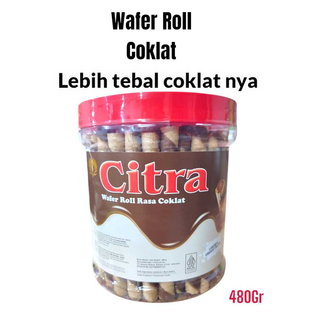 Astor Wafer Roll Stick Coklat Citra 480Gr - Makanan Ringan - Toserba Gadjah - Ekonomis  XJ 300