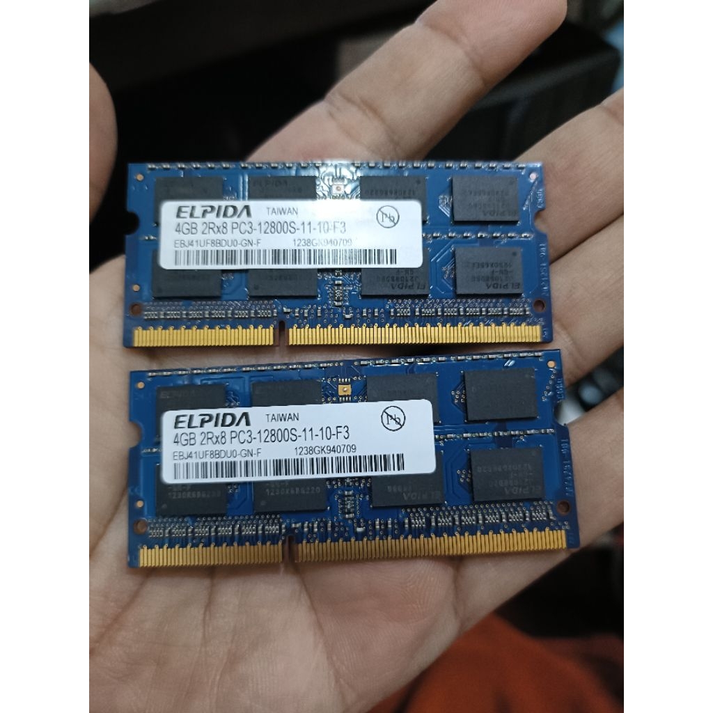 RAM LETOP ELPIDA 4GB PC 1200S DDR3