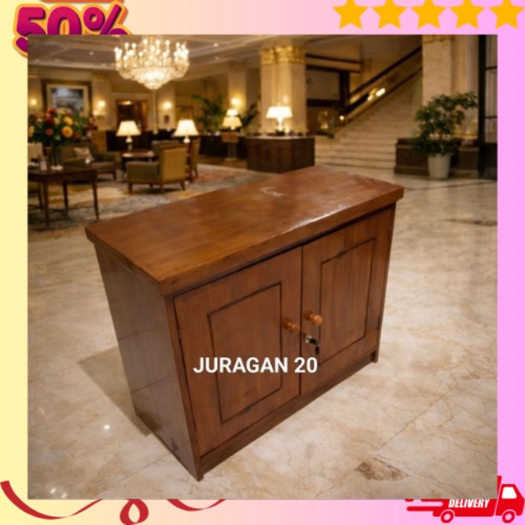 (Redy Stok) Meja Lemari Pakaian Meja Tv Minimalis Lemari Aquarium