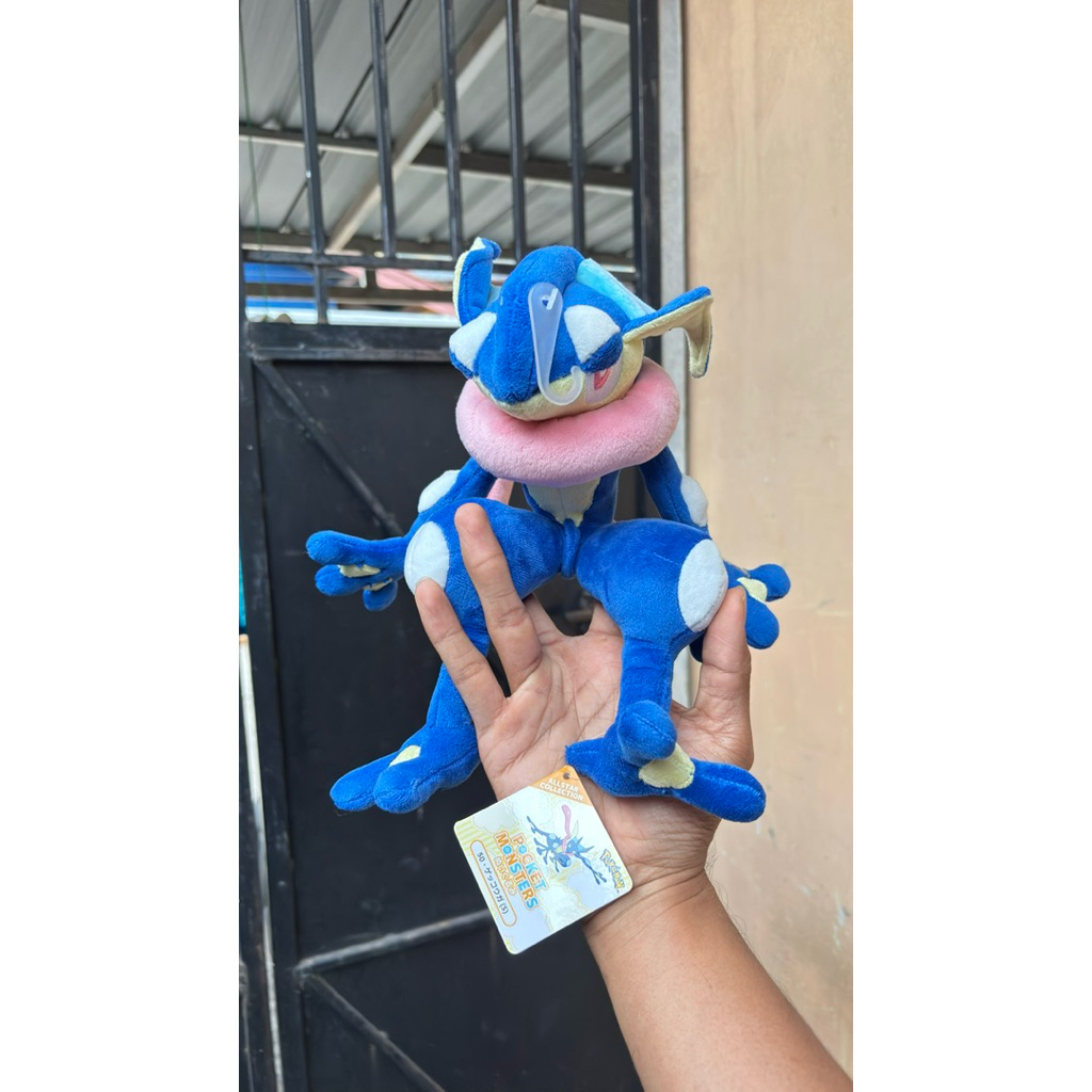 Boneka pokemon greninja pocket monster san ei new tag
