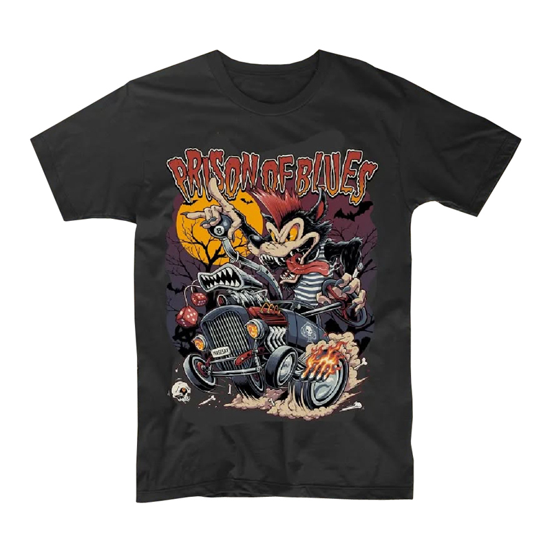 NEW READY STOCK || Kaos Prison of Blues Tshirt Bahan Katun Kombed 30s || Size S M L XL XXL 3XL 4XL |