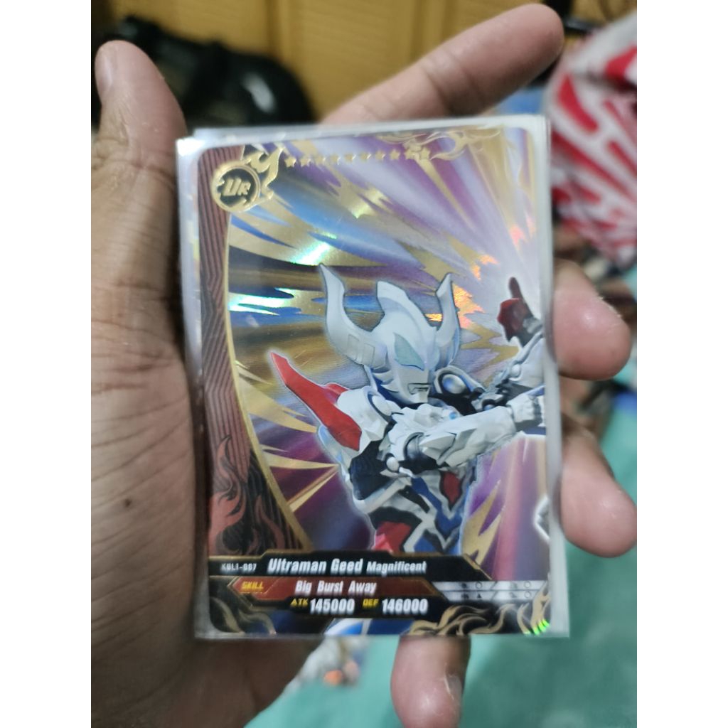 Kartu kayou Ultraman Ultraman Geed magnificent UR
