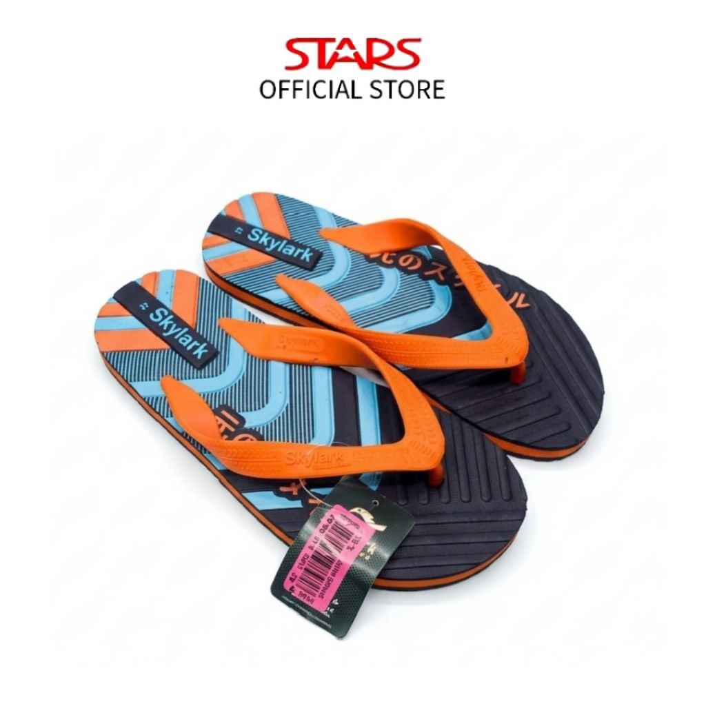 Skylark sandal japit NAVY orang.e
