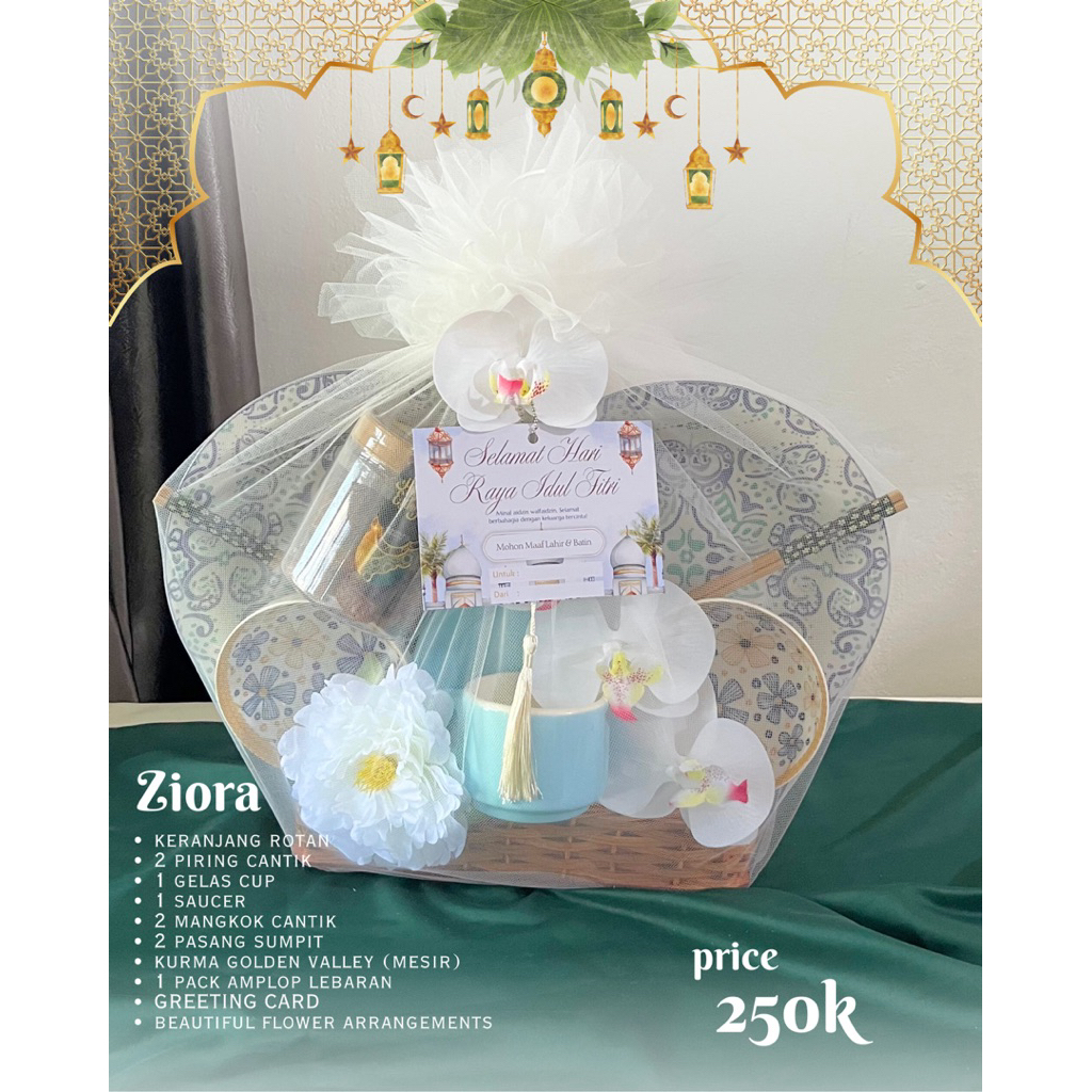 Hampers Piring Lebaran Hampers Keramik Lebaran Idul Fitri Co
