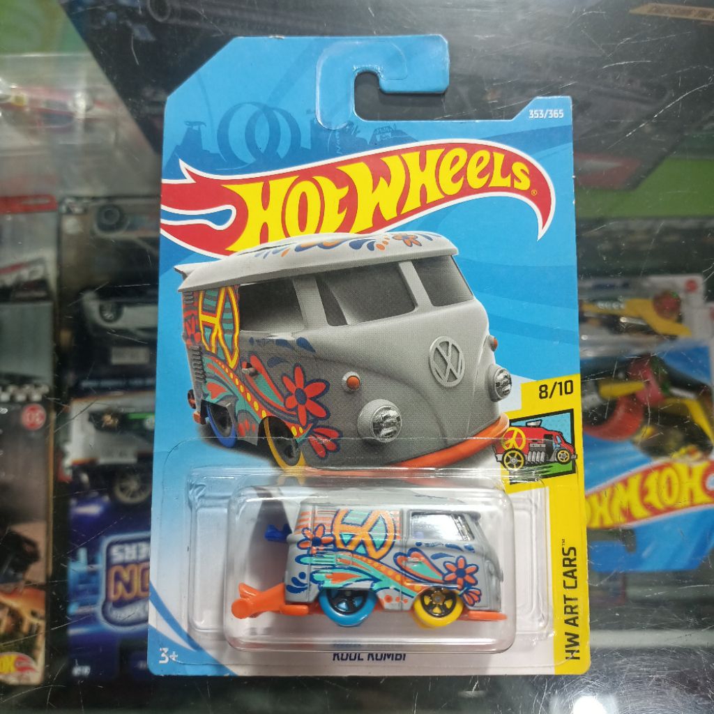 Hot Wheels Kool Kombi Grey Art Cars