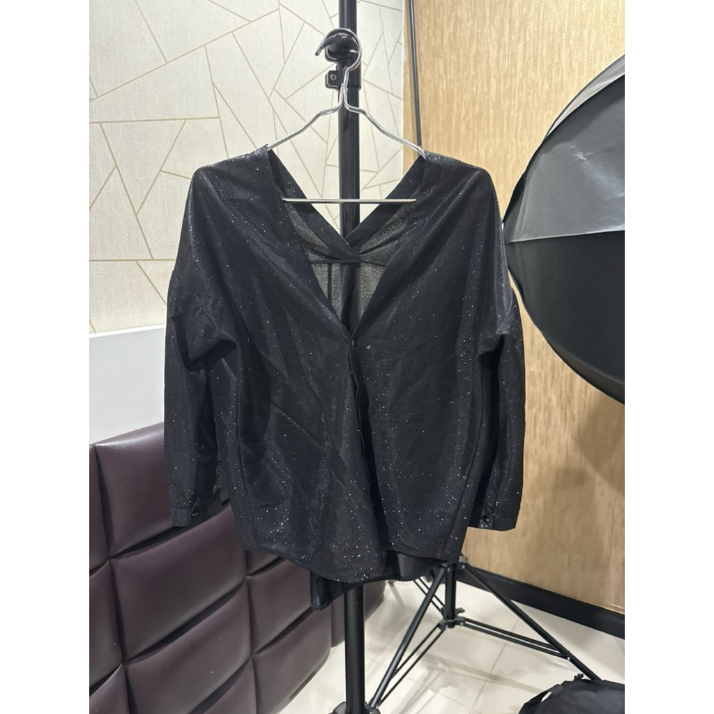 Preloved Outer Bling2 Hitam Black