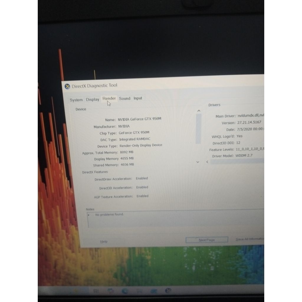 LAPTOP ASUS  ROG X550 VXK INTEL CORE I7-7700QK RAM 8 GB SSD 128GB  HDD 1 TERA