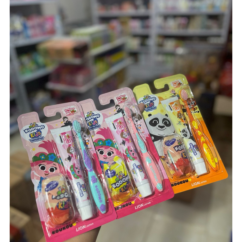 SIKAT GIGI + PASTA FREE MAINAN KODOMO / KODOMO SIKAT GIGI MURAH / KODOMO MURAH PASTA GIGI