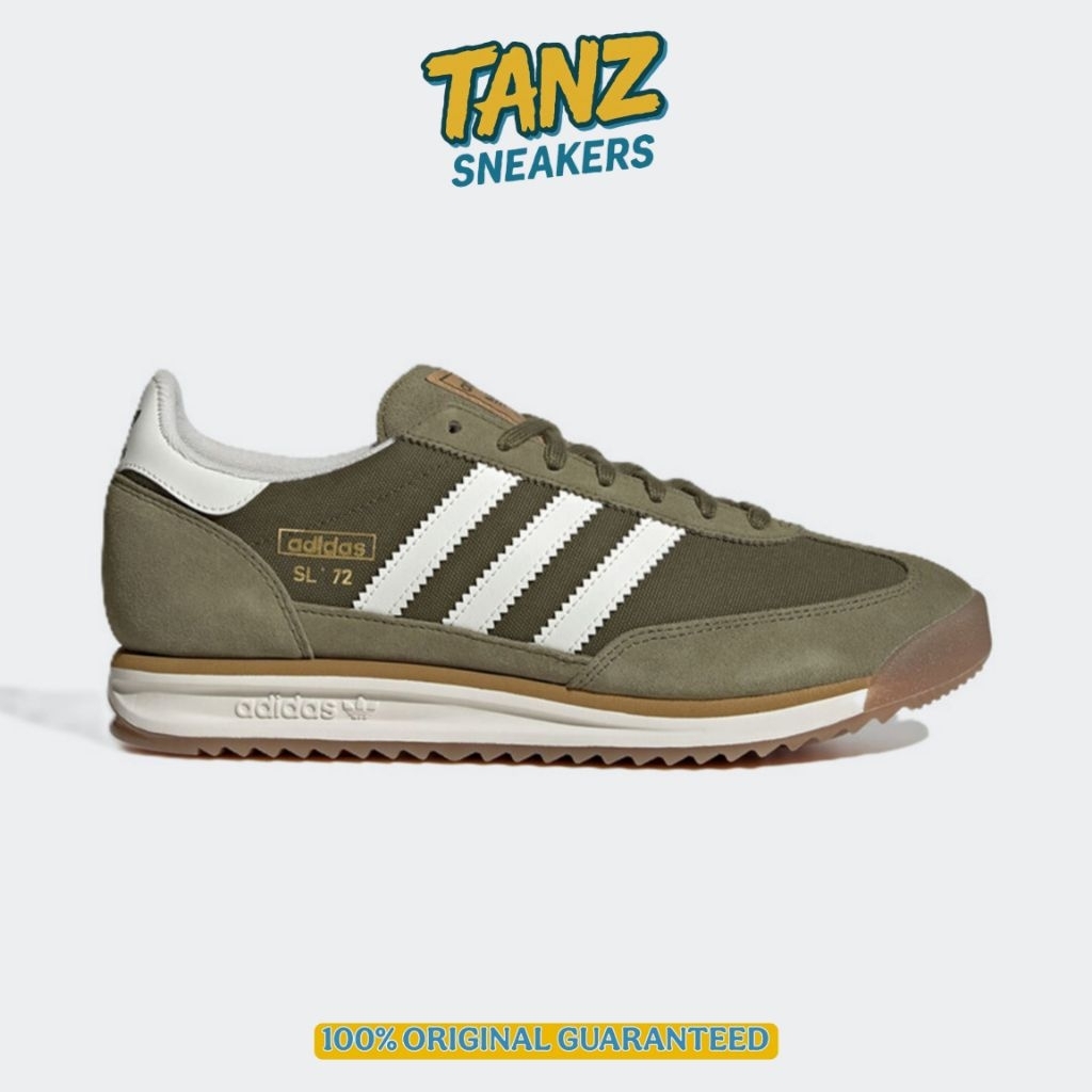 SEPATU CASUAL ADIDAS SL 72 RS FOCUSE OLIVE ORIGINAL BNIB RESMI