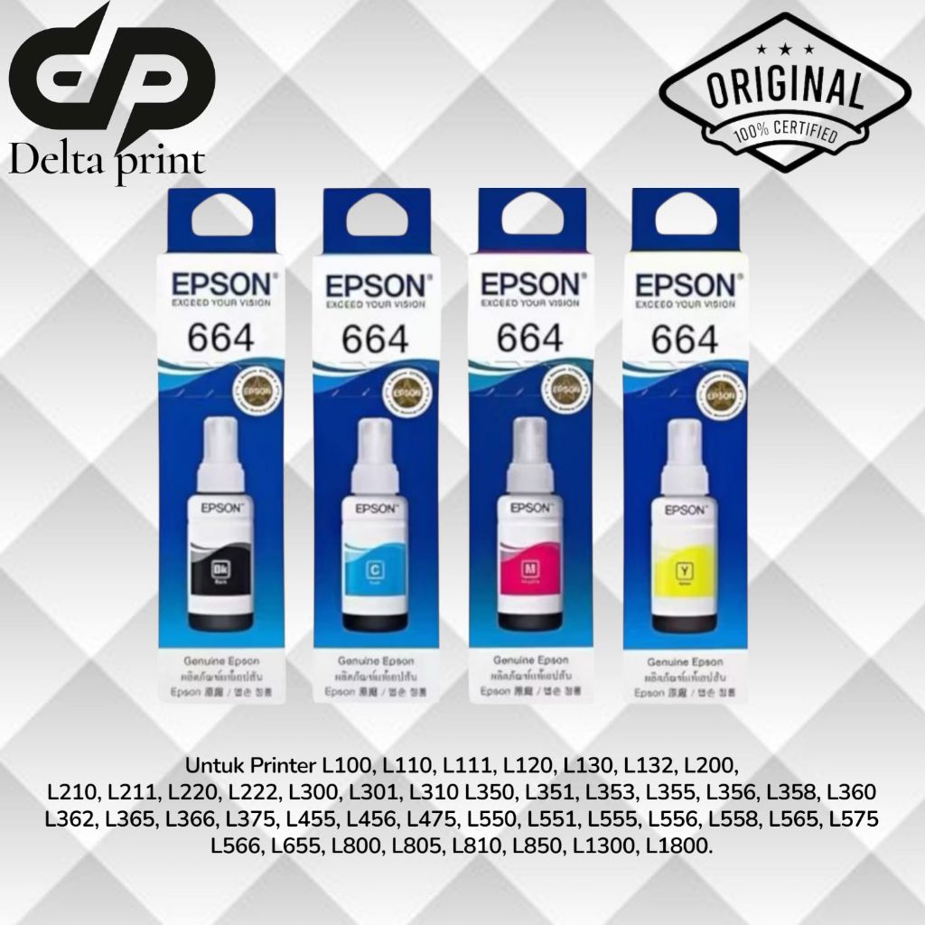 TINTA PRINTER EPSON 664 FOR EPSON L110 L120 L210