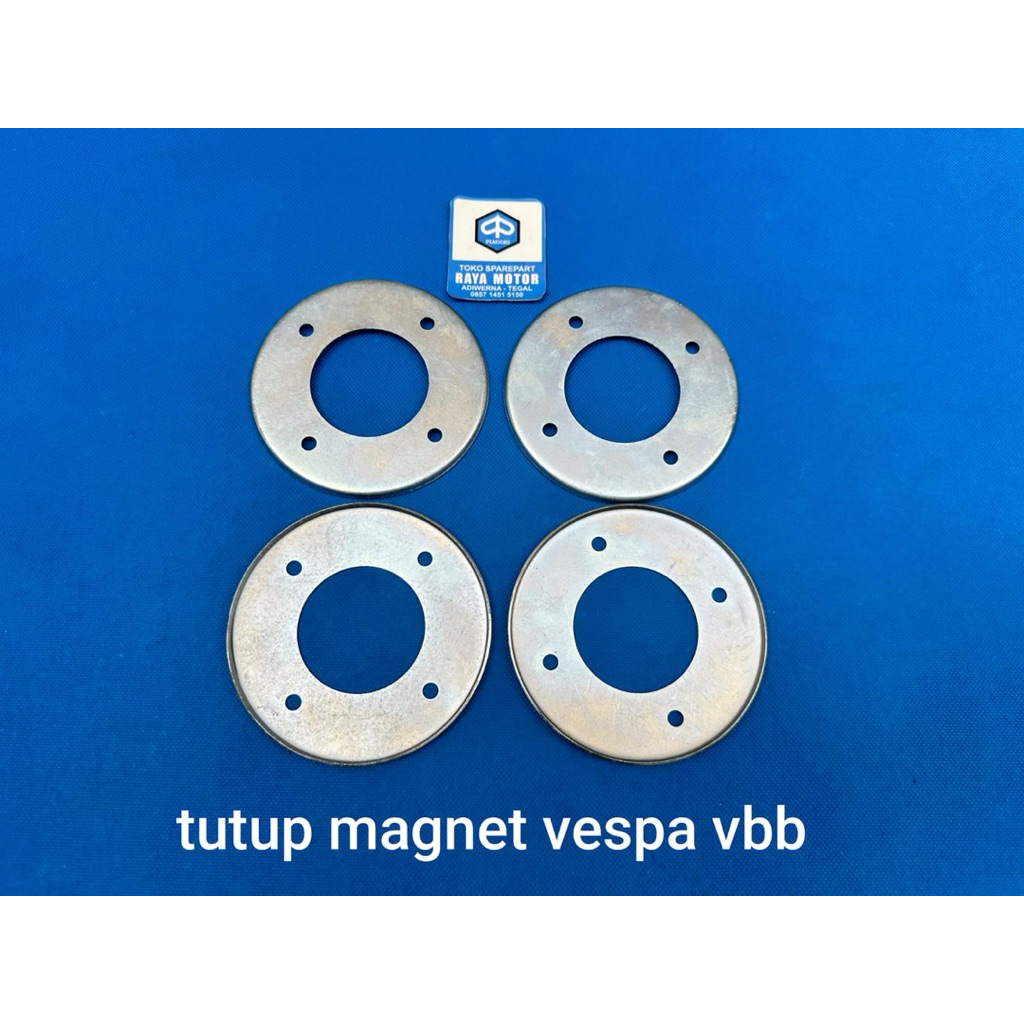 plat tutup magnet vespa vbb