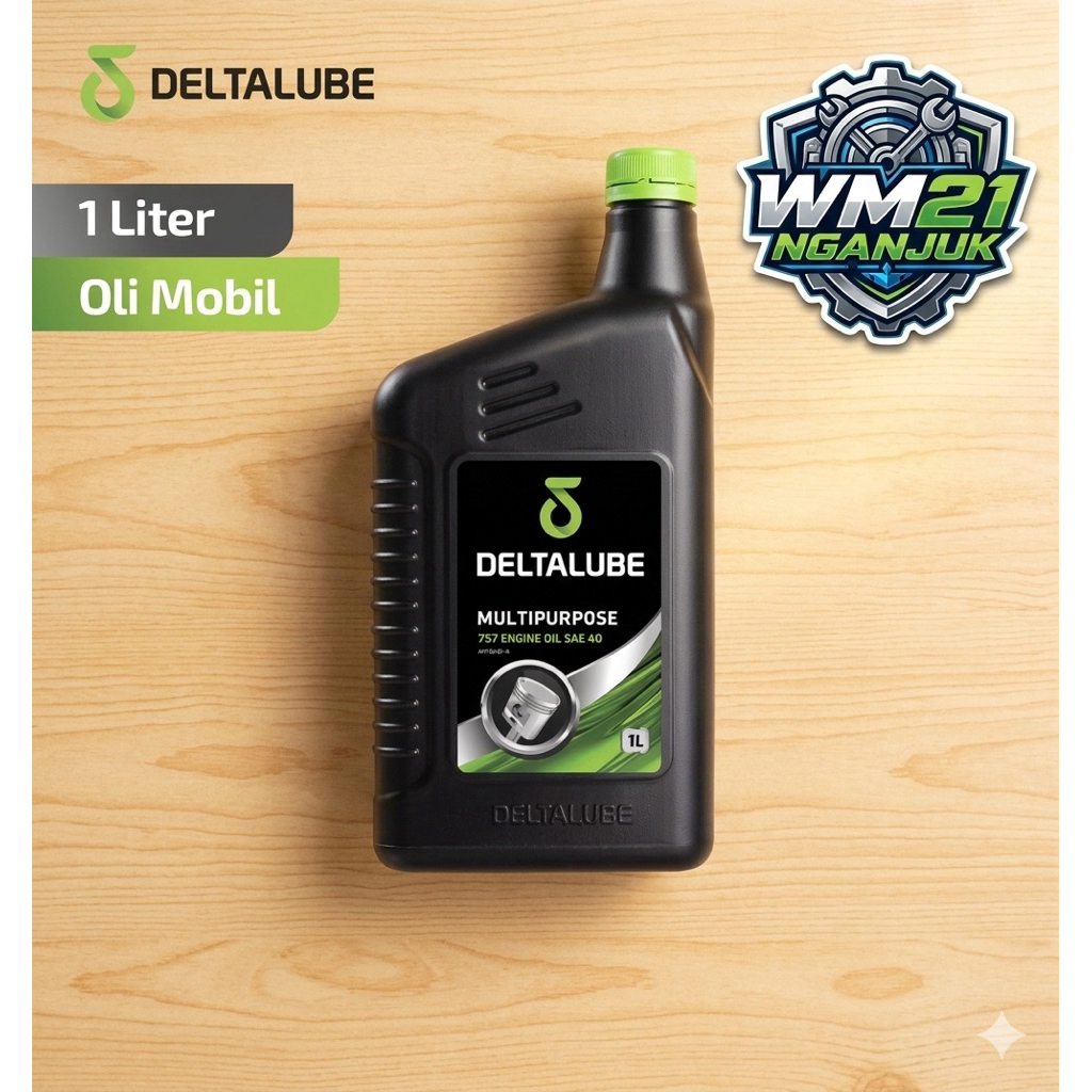 Oli Deltalube Multipurpose 757 SAE 40 1 Liter - Oli Mesin Diesel & Bensin Original