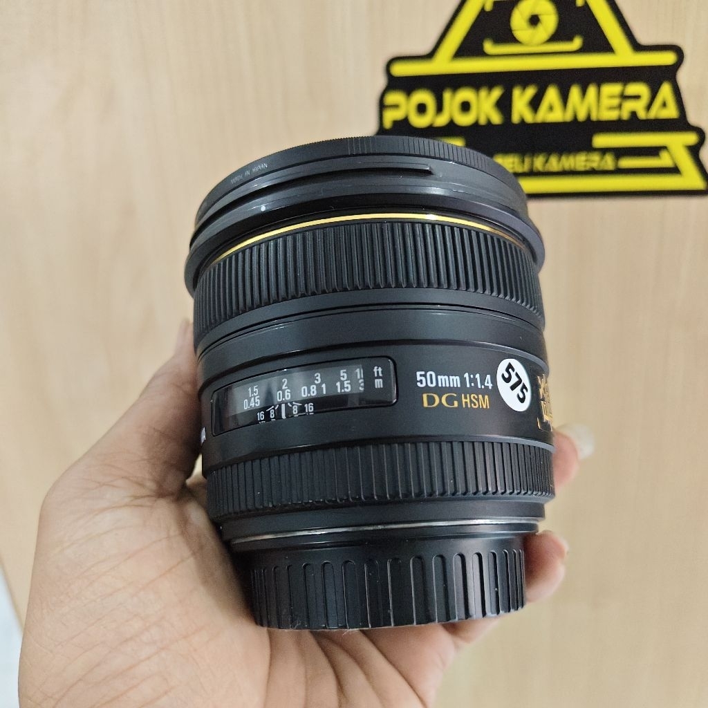 SIGMA 50MM F1.4 DG HSM CANON / Lensa fix canon 50mm f1.4