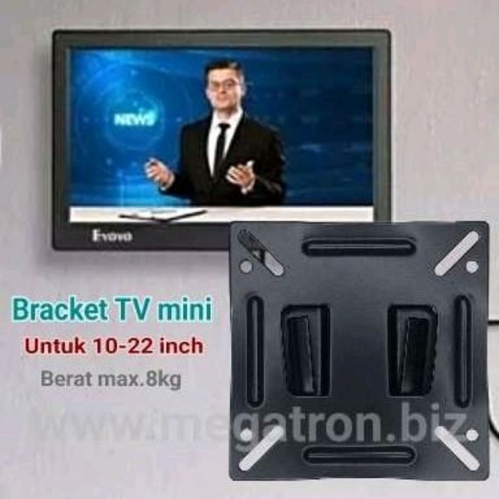 Bracket TV Mini untuk LCD/LED TV Monitor Kecil (10" sampai 22")