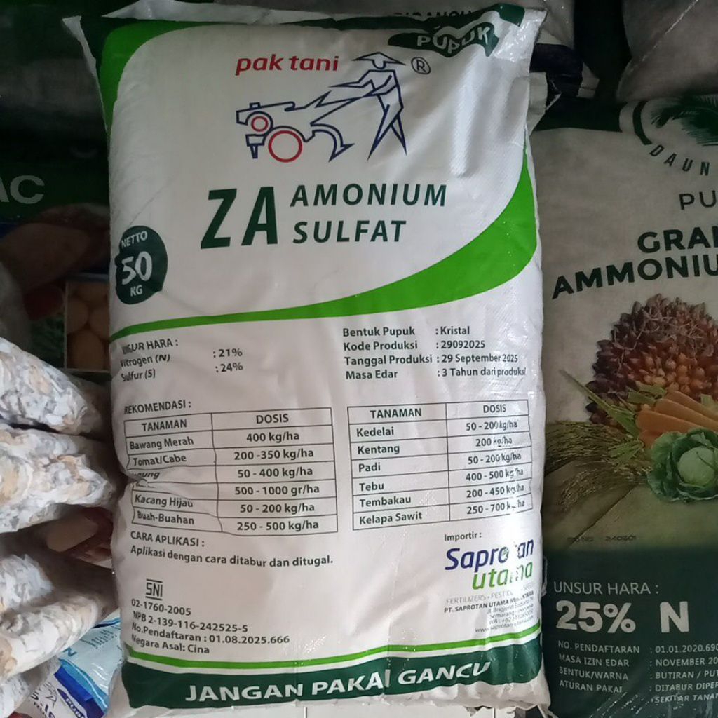 za pak tani kristal 50 kg