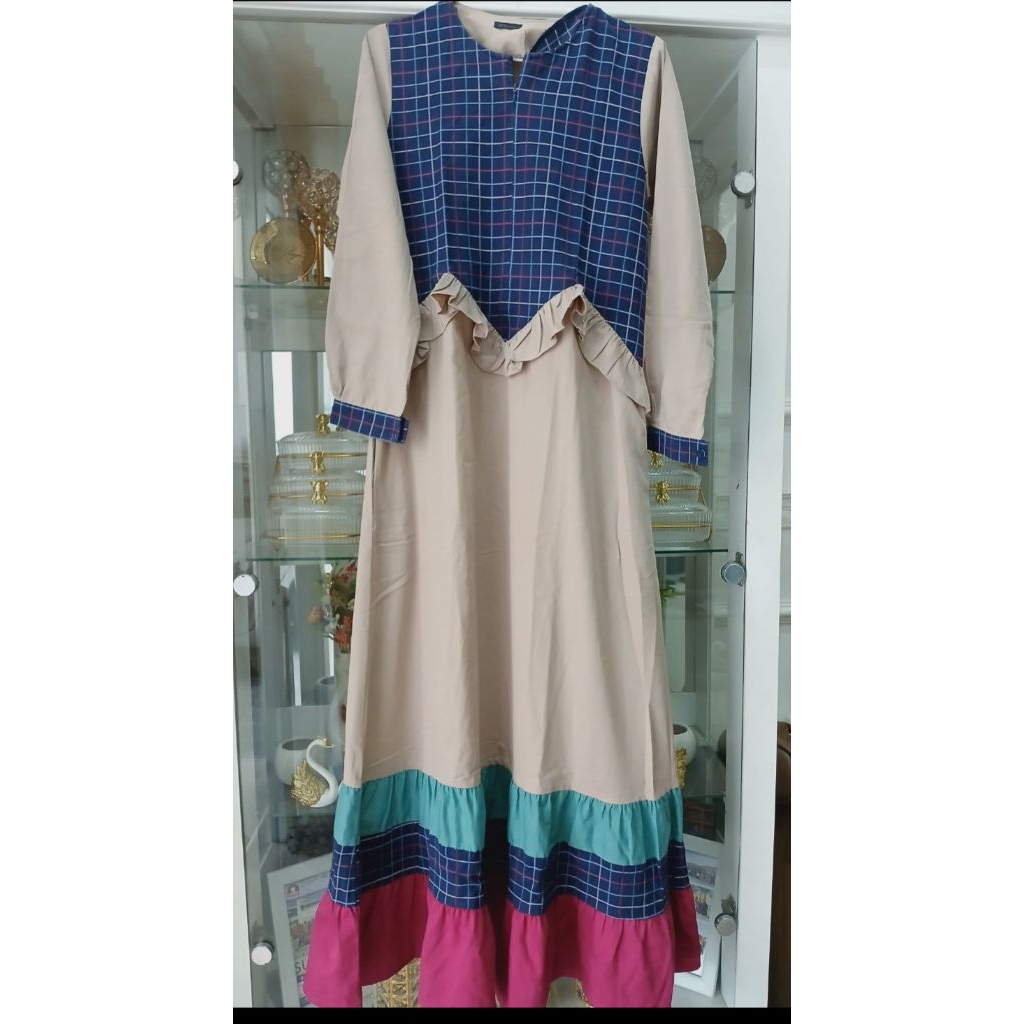 PRELOVED gamis tartan