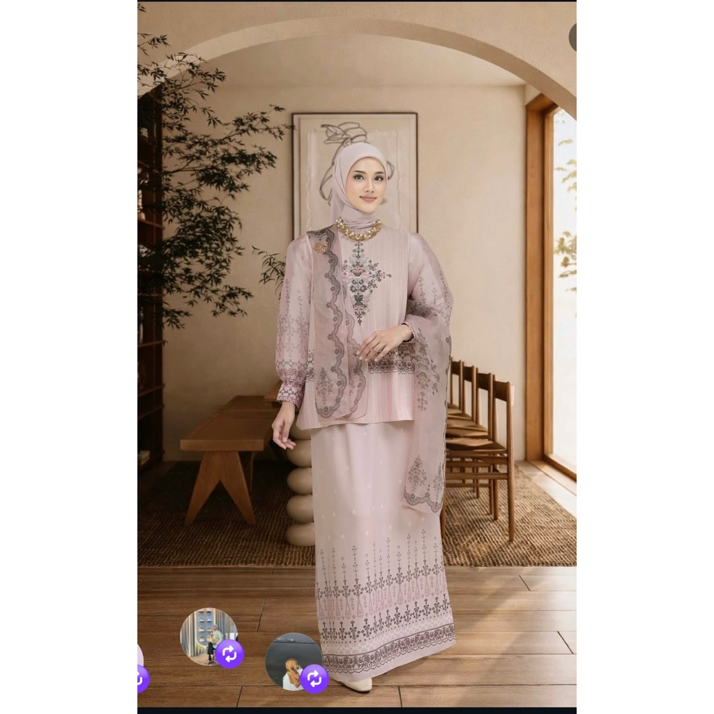 Raya Series Vanilla Hijab