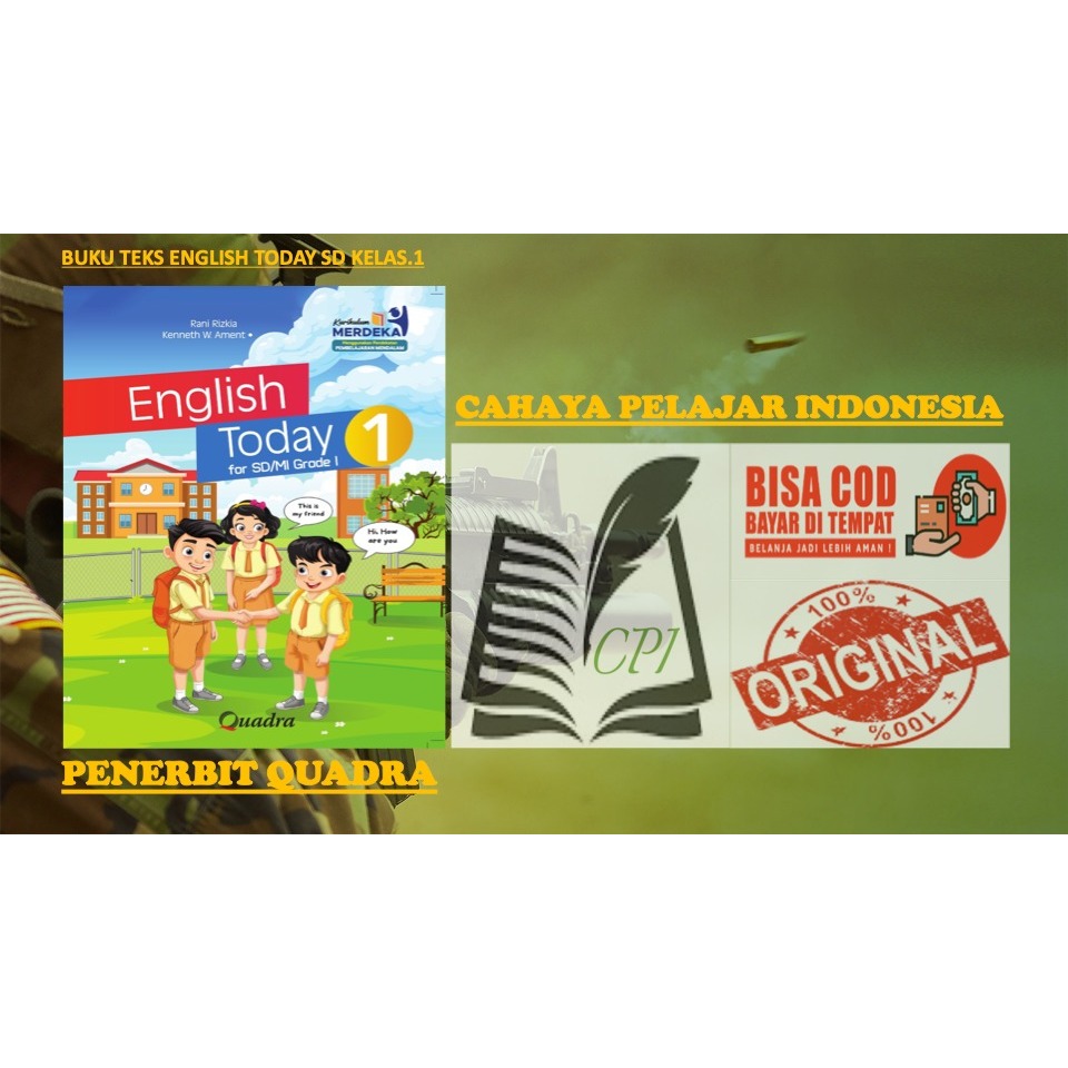 ENGLISH TODAY KELAS.1 SD/MI [QUADRA]