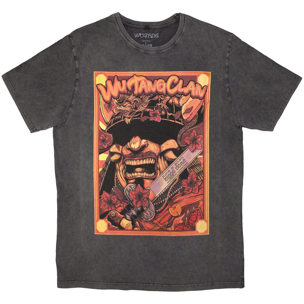 Kaos band Official Wu-Tang Clan - Amsterdam '23 Stone Wash Original t-shirt