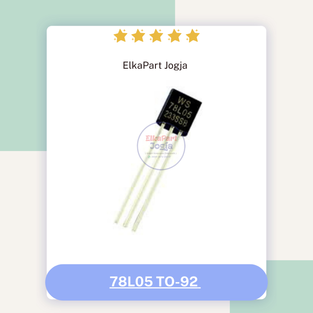 78L05 L78L05ACZ TO-92 IC oltage Regulator POSITIVE 5V 100mA 0.1A ORI