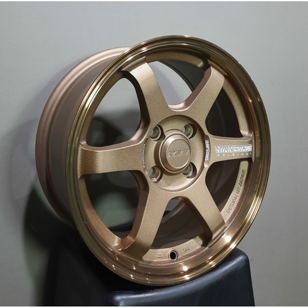 VELG RAYS TE37 RING 15X7 PCD 4X100 BRONZE