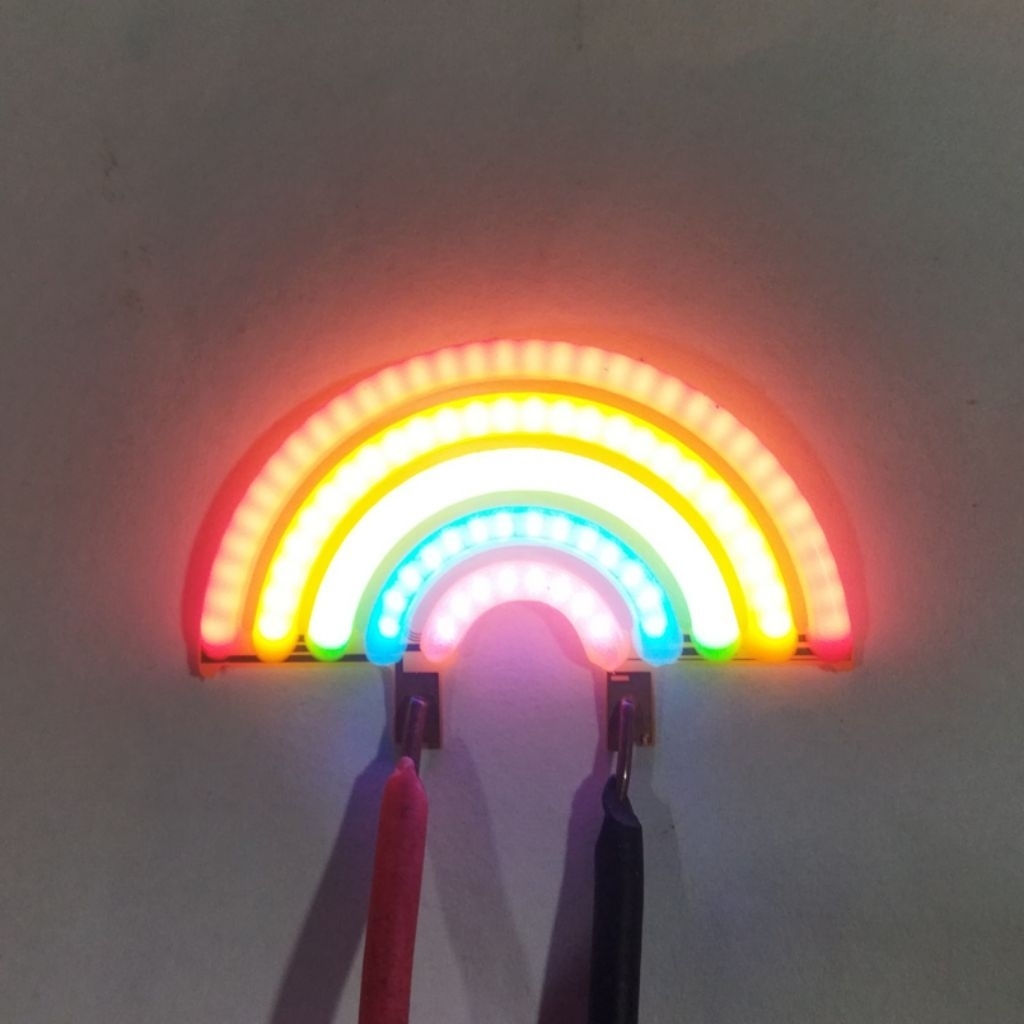 Rainbow Filament LED pelangi 3 Volt DC