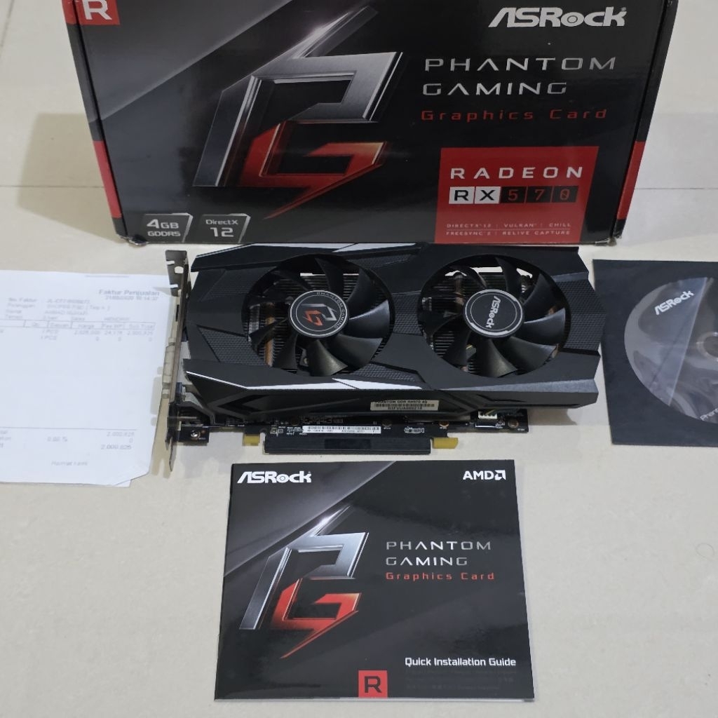 VGA Radeon RX 570 4GB AMD RX570 4 GB ASROCK AMD Radeon RX570 4 GB RX 570 4GB NOT gtx 1060 gtx 1070 g