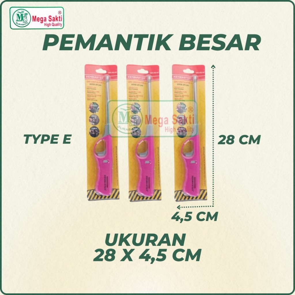 (ISI 1 PCS) GAS LIGHTER BESAR REFILL / KOREK API GAS BESAR REFILL / PEMANTIK BESAR REFILL / PEMANTIK