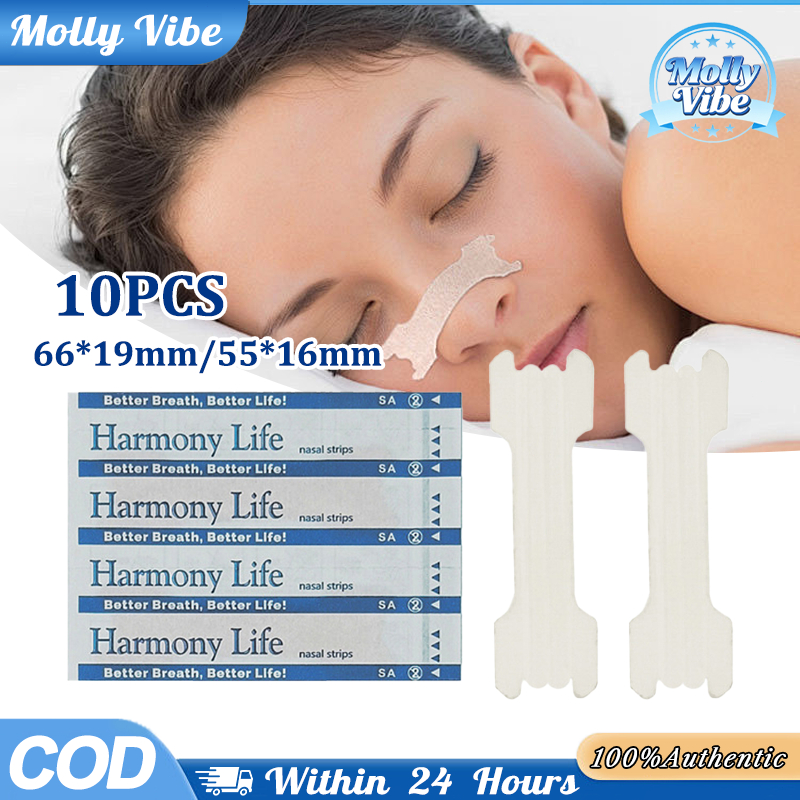 [10Pcs] Harmony Life Plester Hidung Anti-Snoring - Lembaran Ekspansi Rongga Hidung
