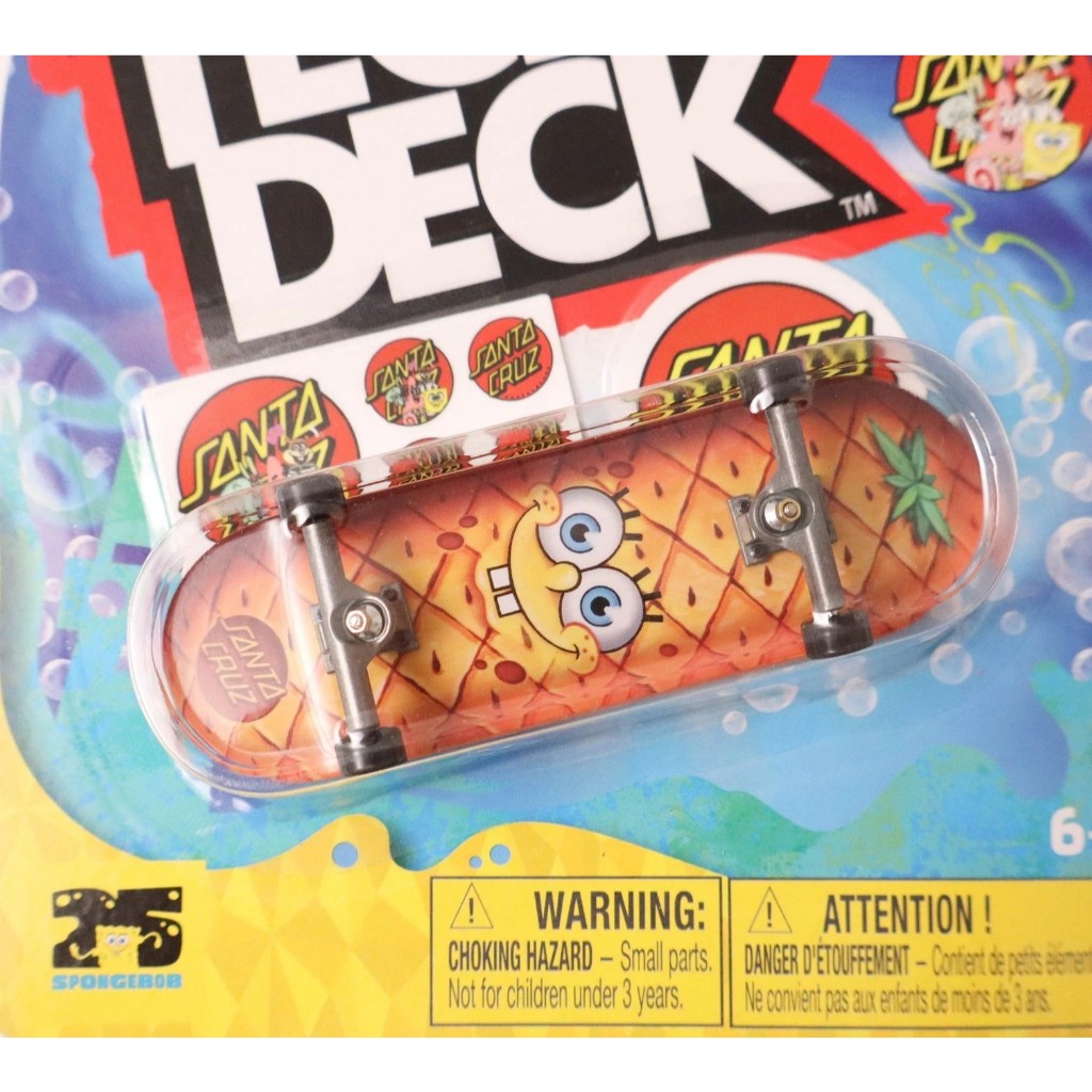 Tech Deck Spongebob Squarepants Santa Cruz Home Nanas free sticker random