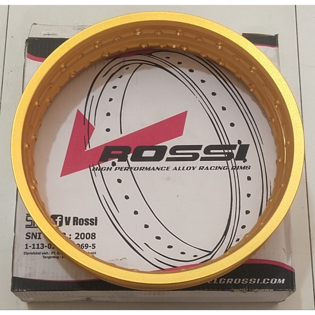 ALOY SET V ROSSI RING 17x160 GOLD