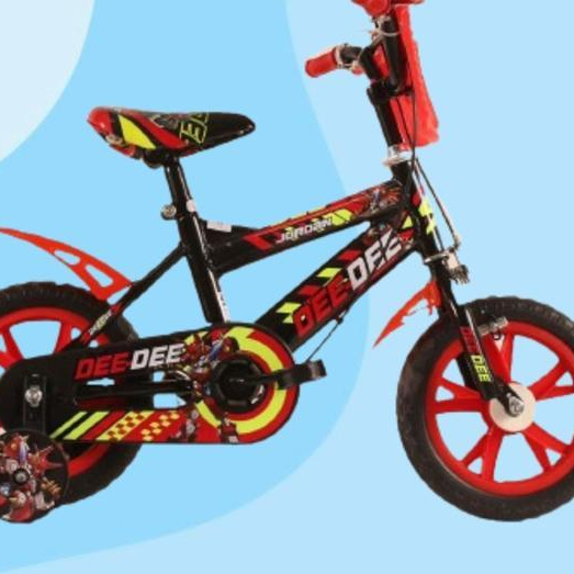 SEPEDA ANAK LAKI BMX 12 DEE-DEE JACKSON BAN MATI