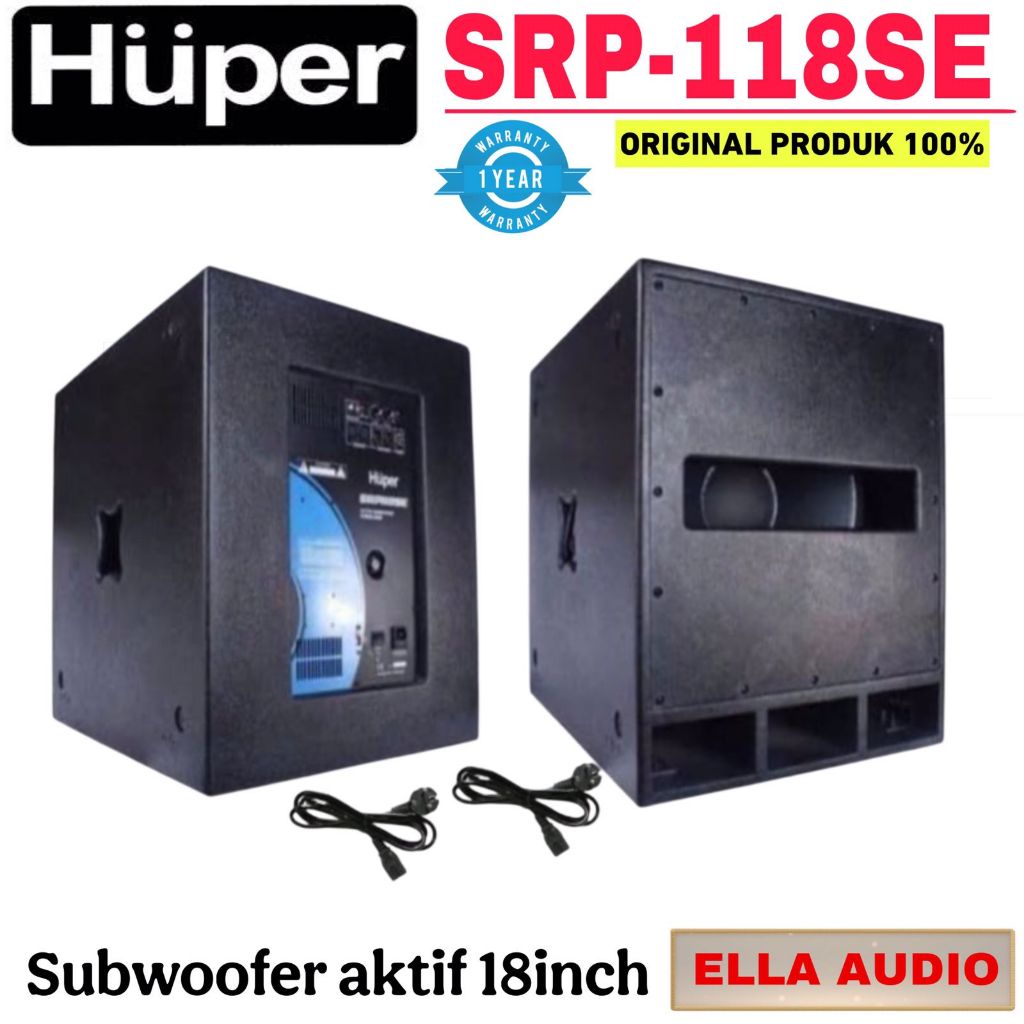 Huper SRP 118SE Active Subwoofer 18"Inch Original