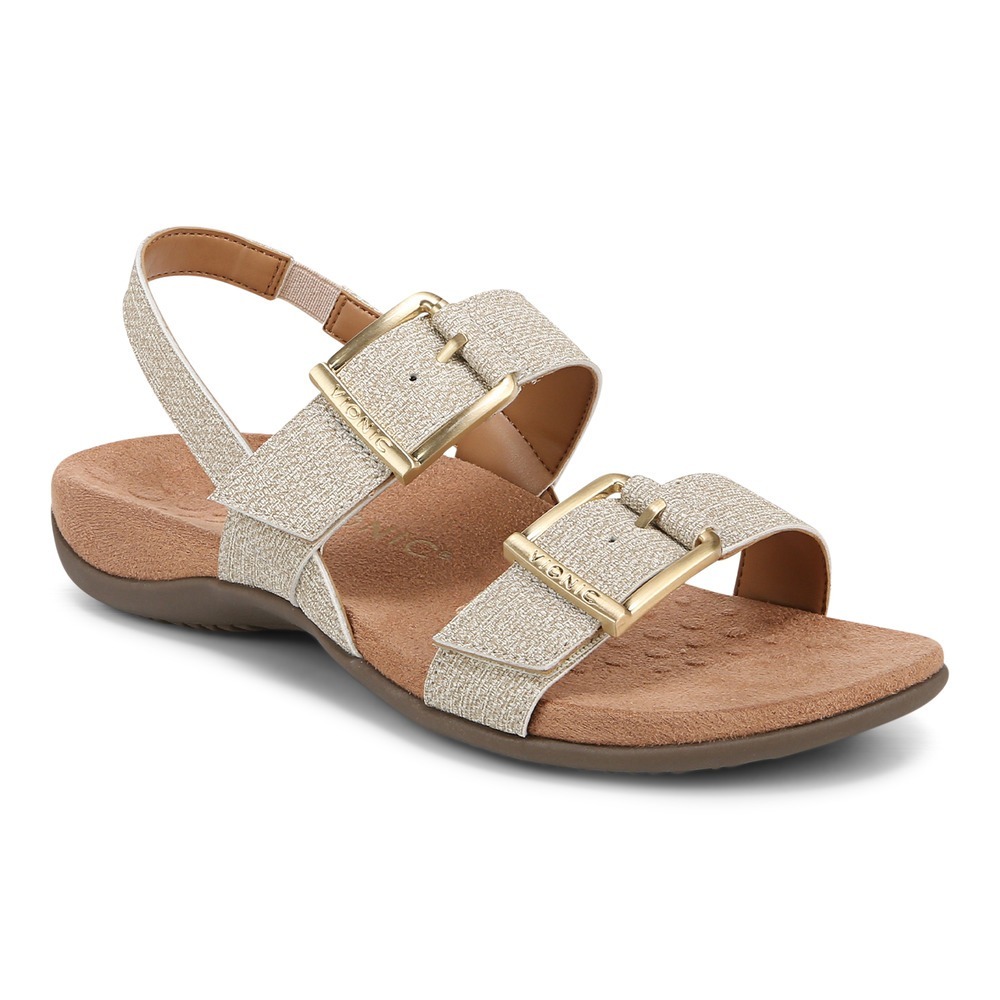 Vionic Reese Oatmeal Sandal Wanita
