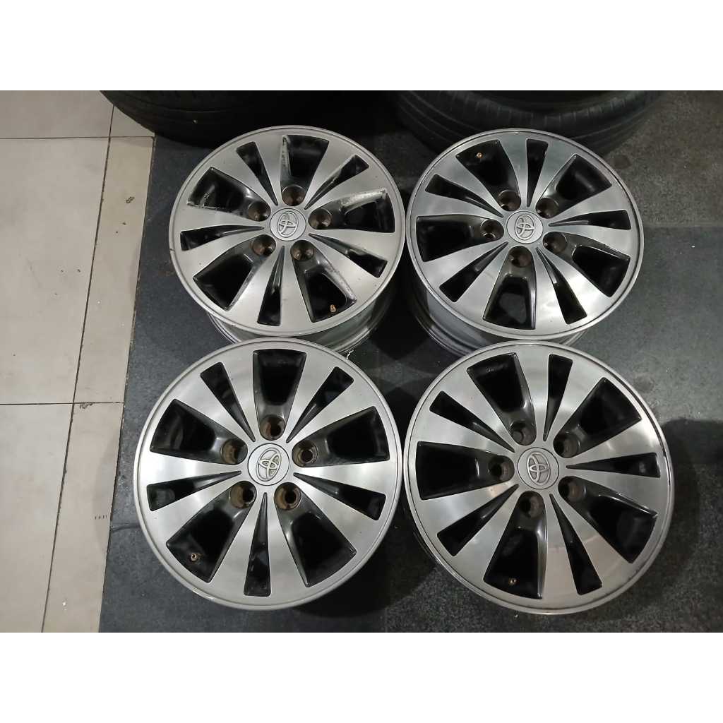 Velg mobil Second Oem standar ring 15 INNOVA r15 5x114 cocok xpander ertiga innova grandmax dll