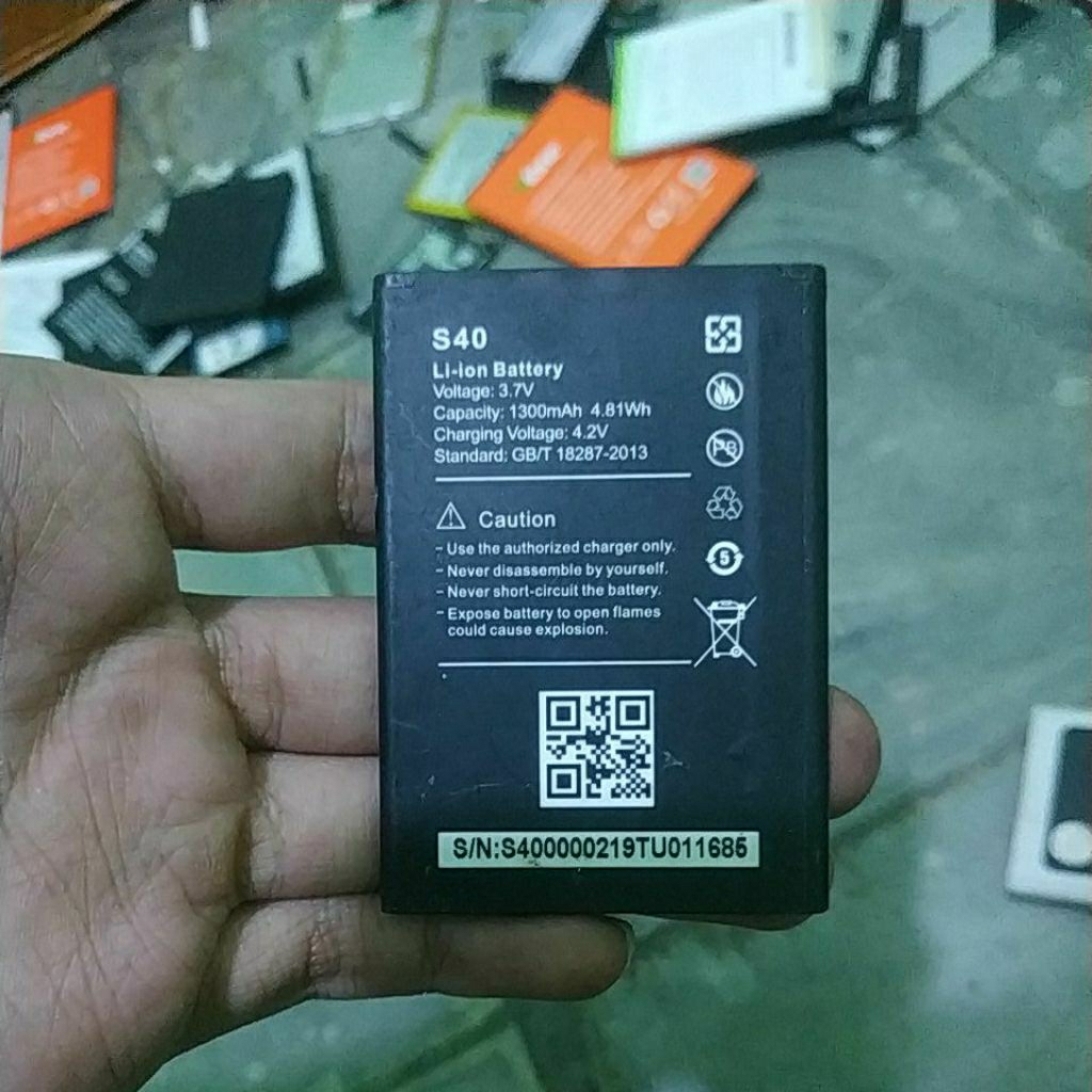 BATERAI BEKAS ADVAN S40