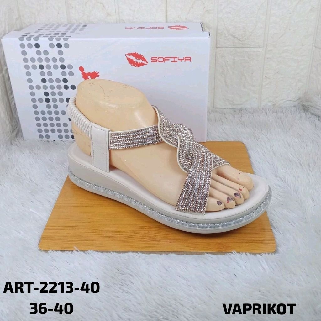 2213-40 sandal tali import wanita sofiya original