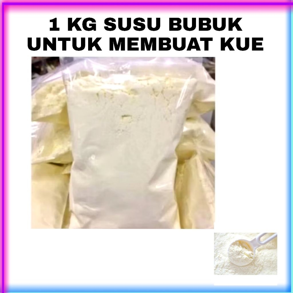Susu Bubuk Kue Premix Full Cream 1 kg Termurah Untuk Kue