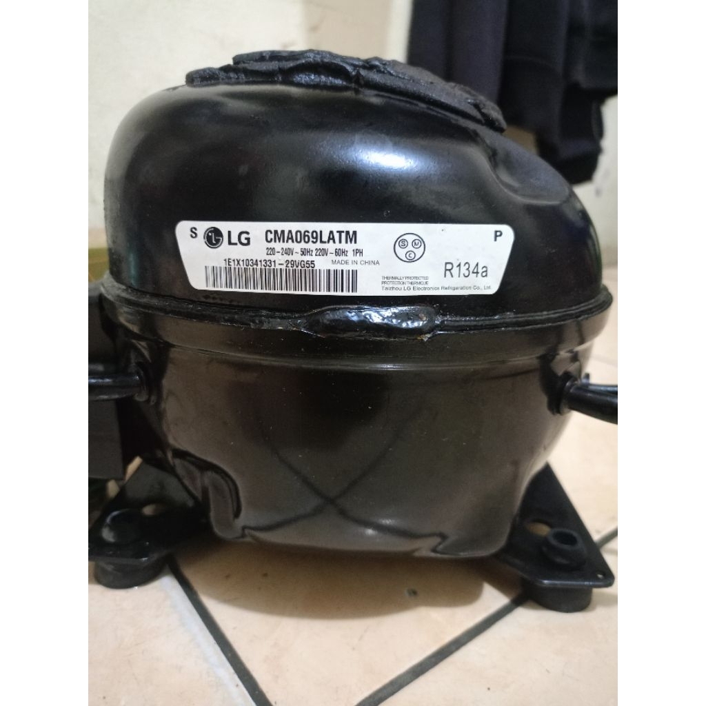 kompresor kulkas bekas 2 pintu UK 1/4